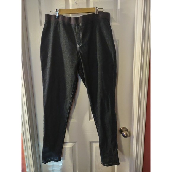 K. Jordan Jeans Plus Size 1X Blue Pull On - Picture 1 of 9